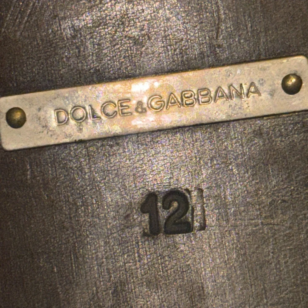 Dolce & Gabbana Burgundy Pebbled Leather Derby Shoes Vibram Sole Size 12 - Picture 4 of 8